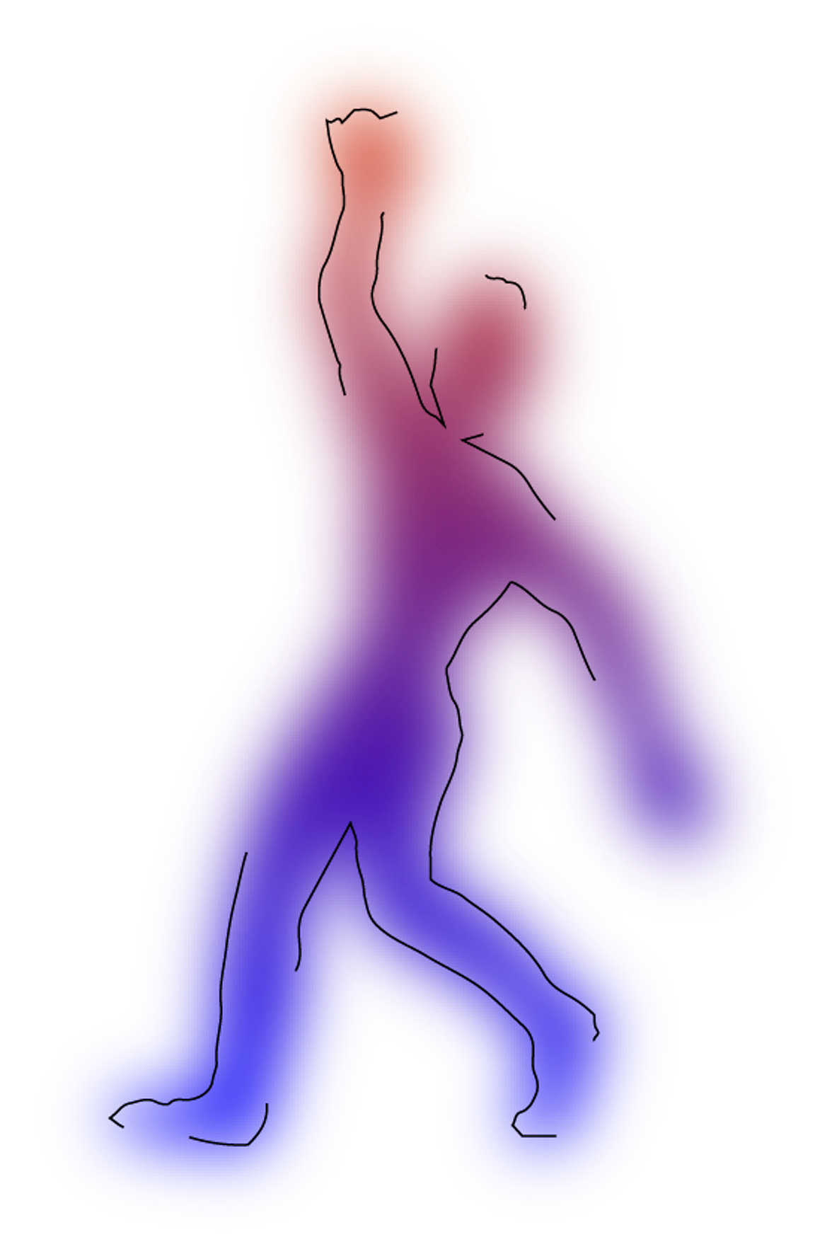 An illustration of a person waving.